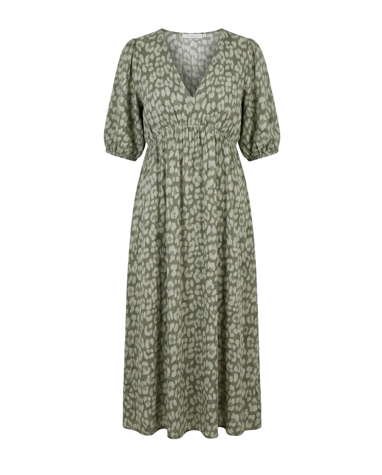 Vestido Acampanado con Escote en V