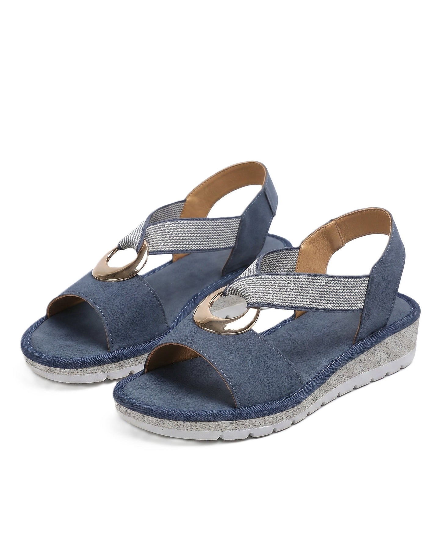Sandalias de Cuña Trenzada