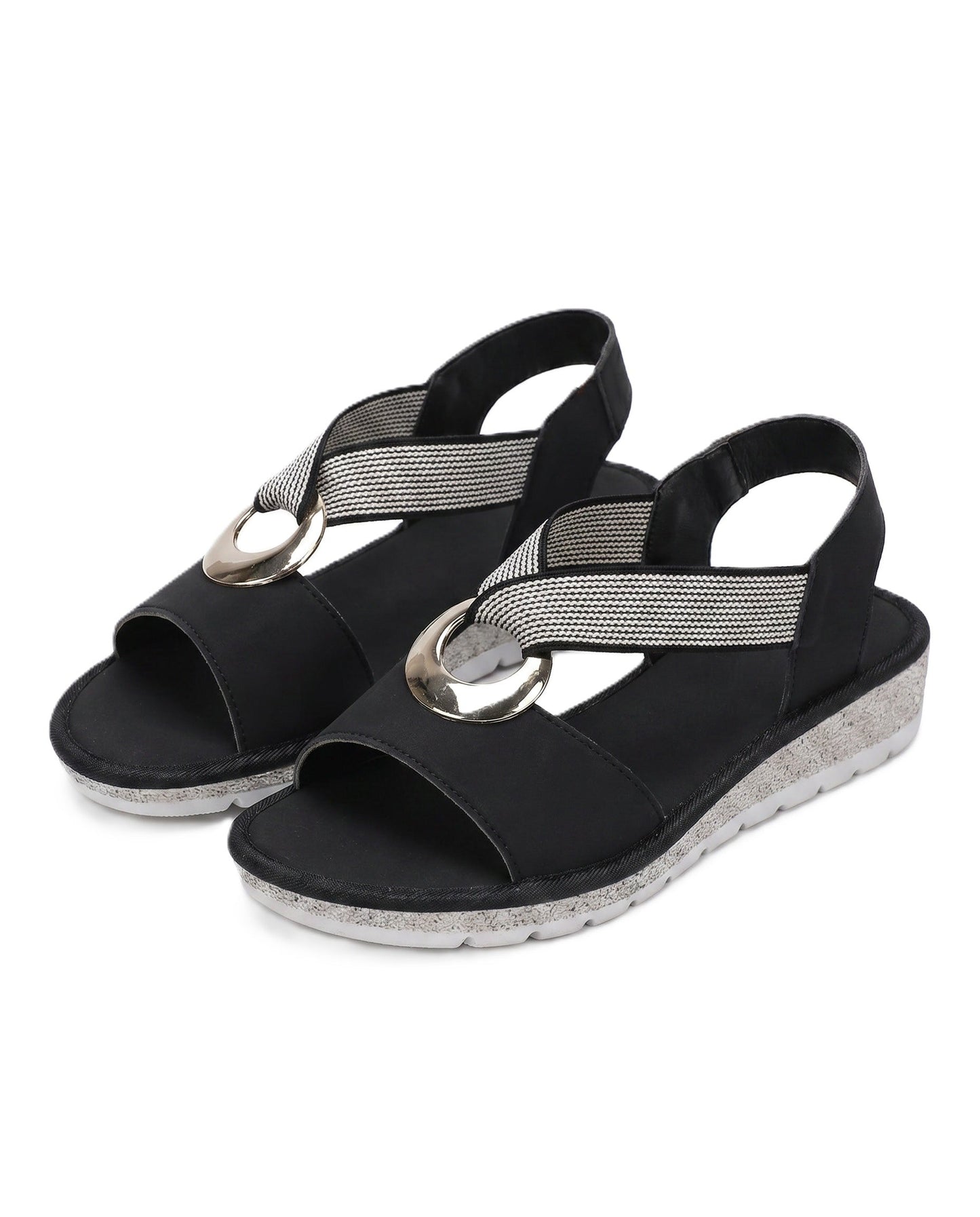Sandalias de Cuña Trenzada
