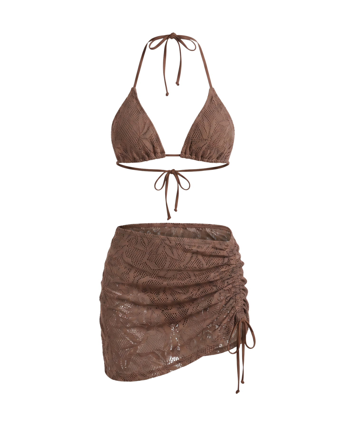Bikini Marrón de Dos Piezas