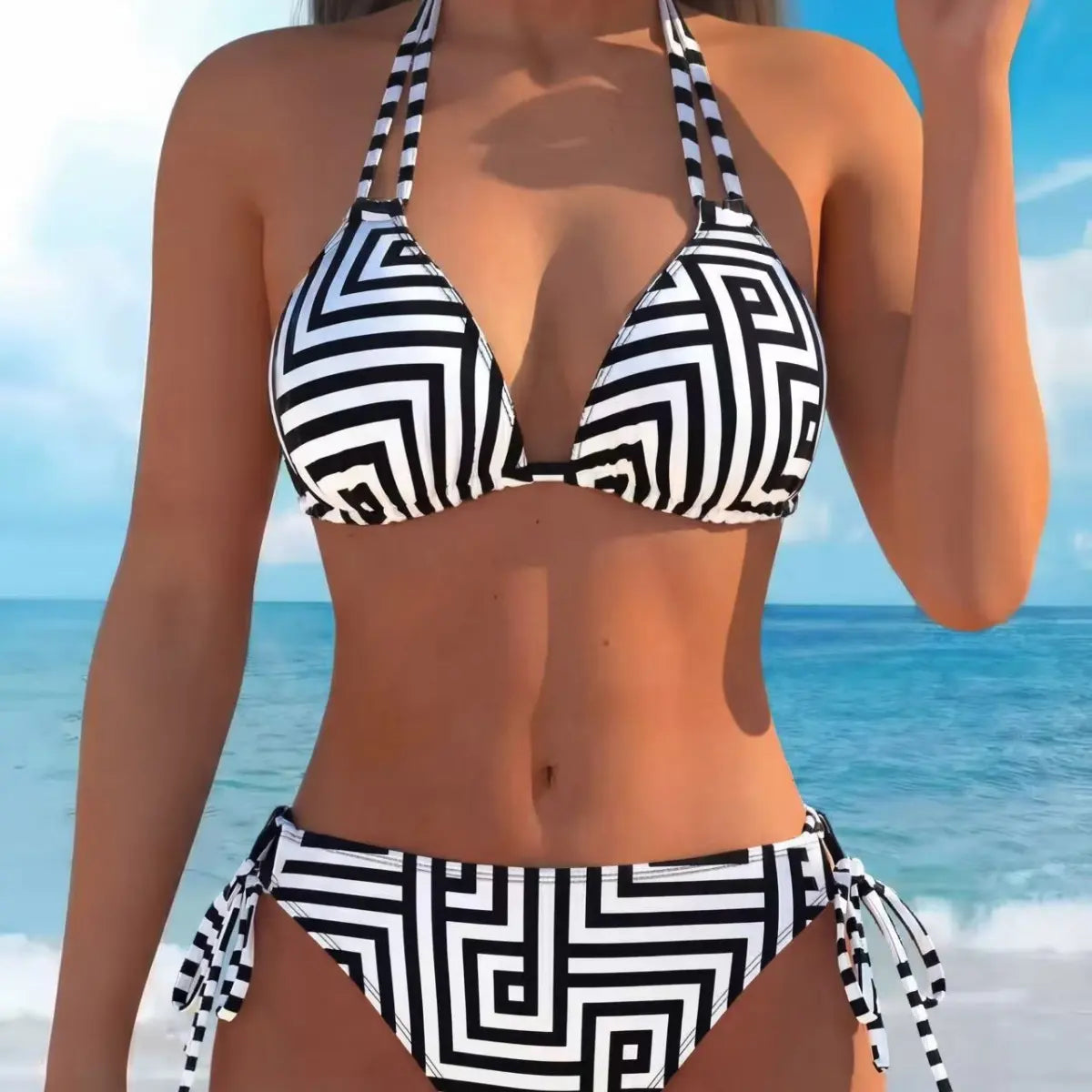 Bikini de Estampado Tropical