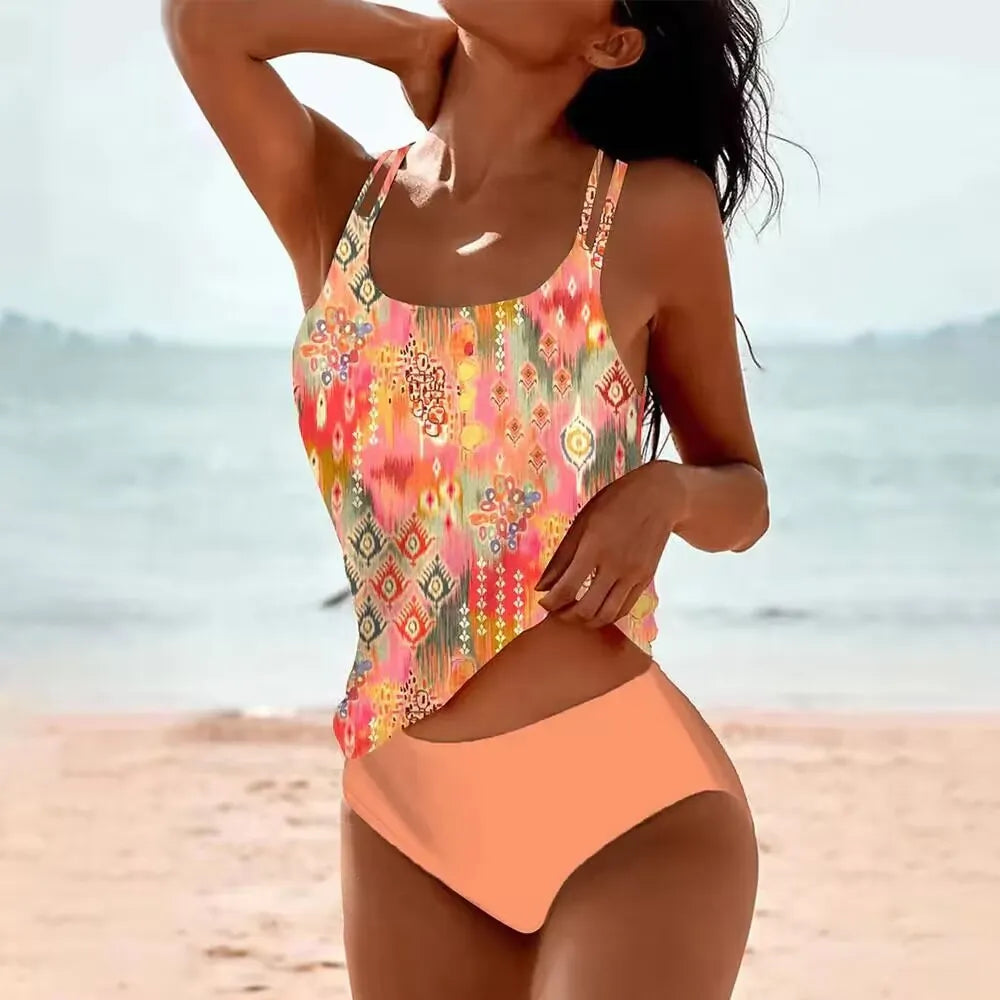 Bikini Estampado Floral Retro