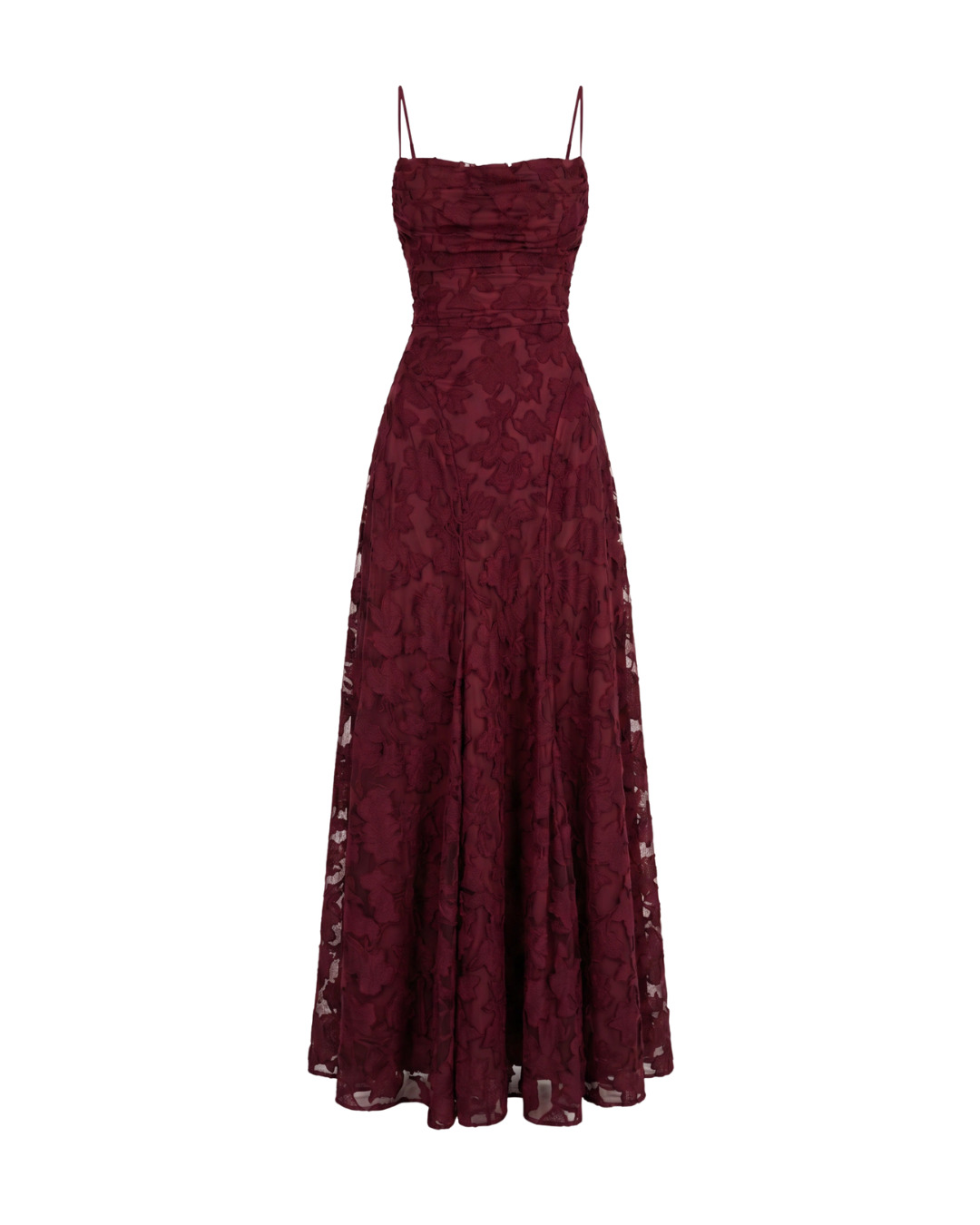 LAURA - Vestido Satinado con Escote en V