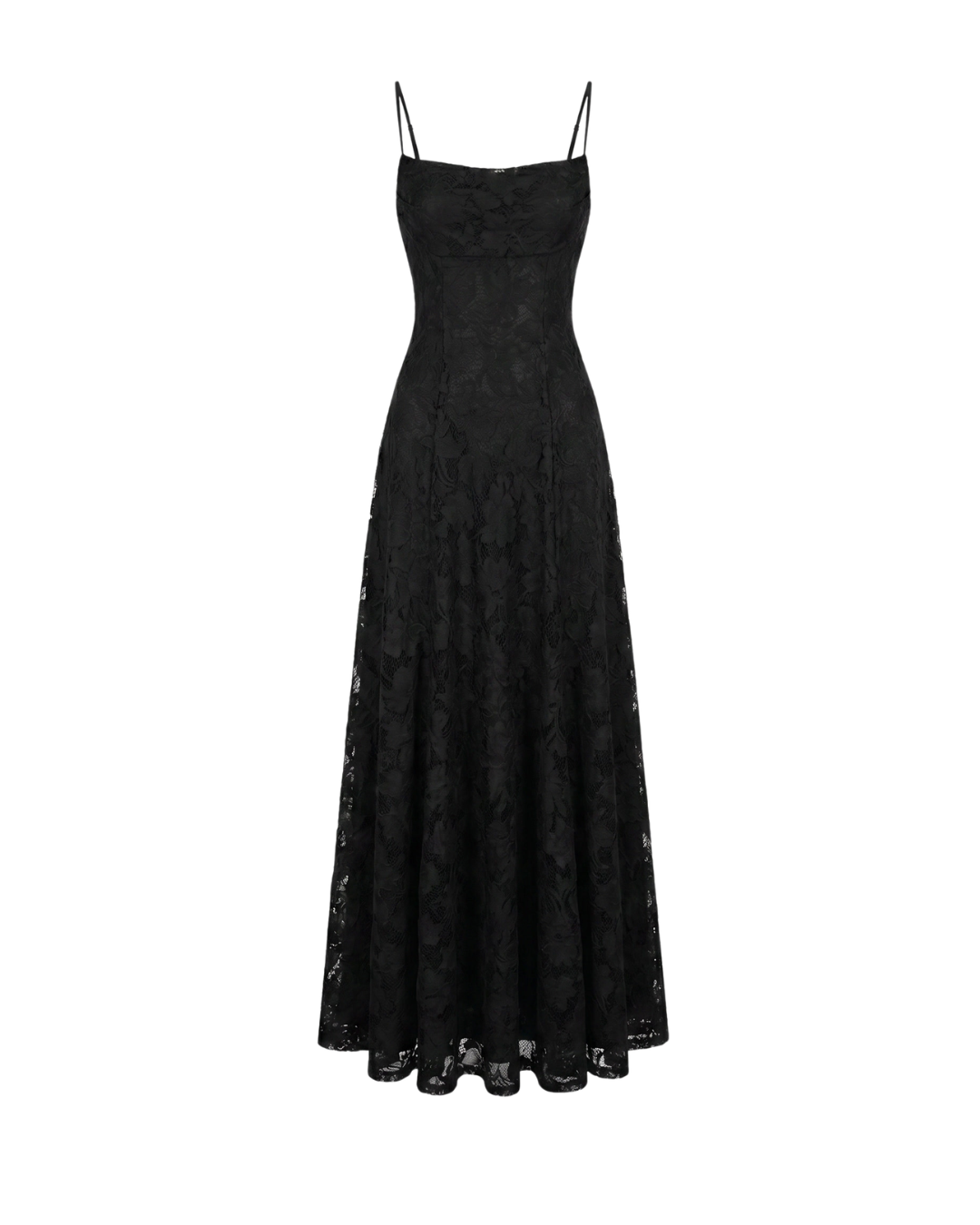 LAURA - Vestido Satinado con Escote en V