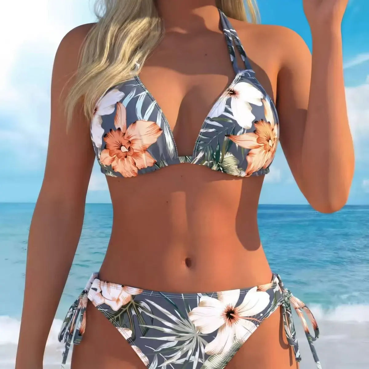 Bikini de Estampado Tropical