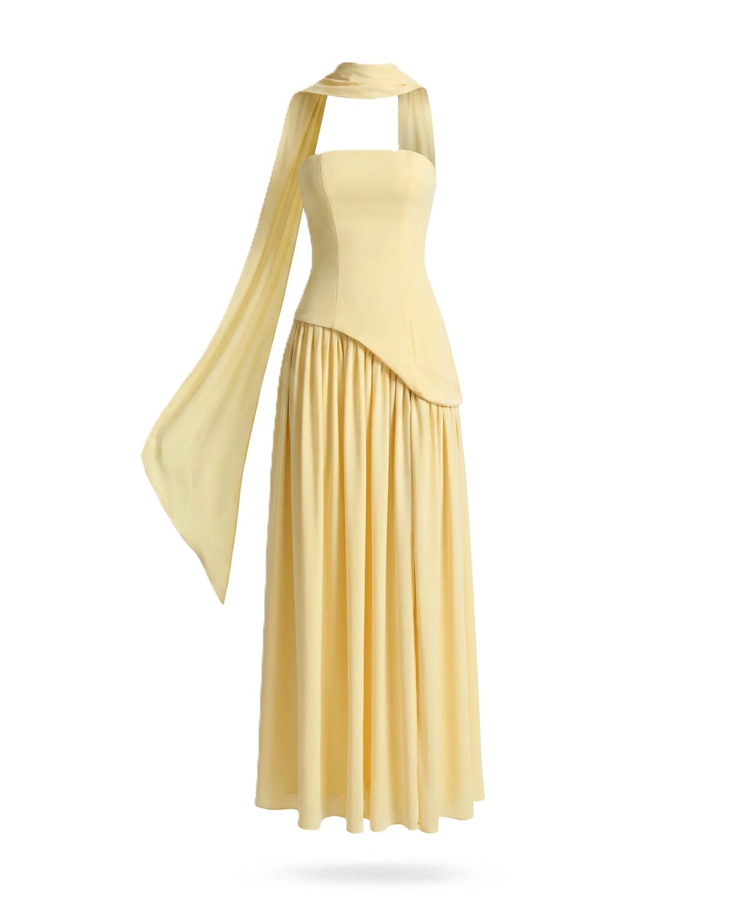 CLEO - Vestido con tirantes cruzados